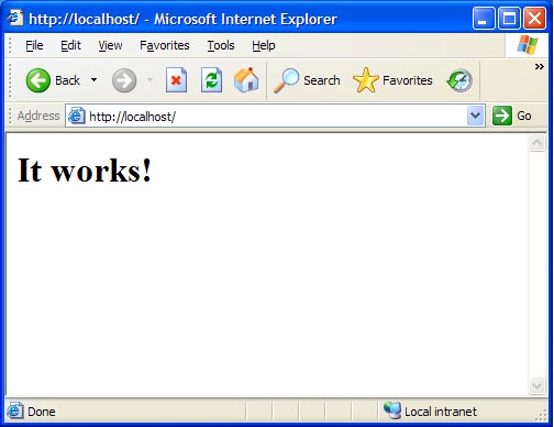 Apache Server Success Page