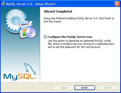 Create a MySQL Server Instance